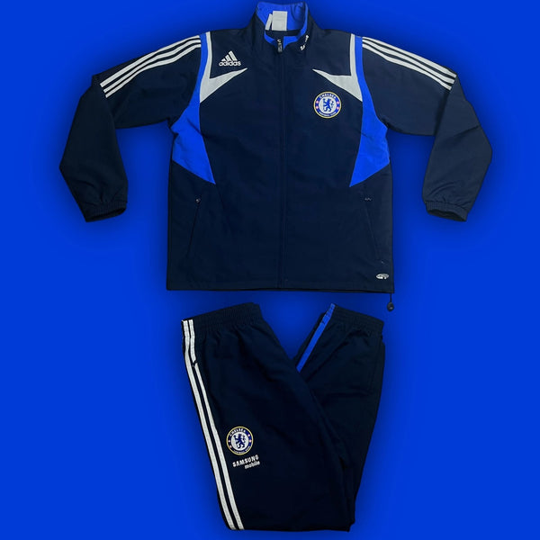 Chelsea adidas tracksuit discount