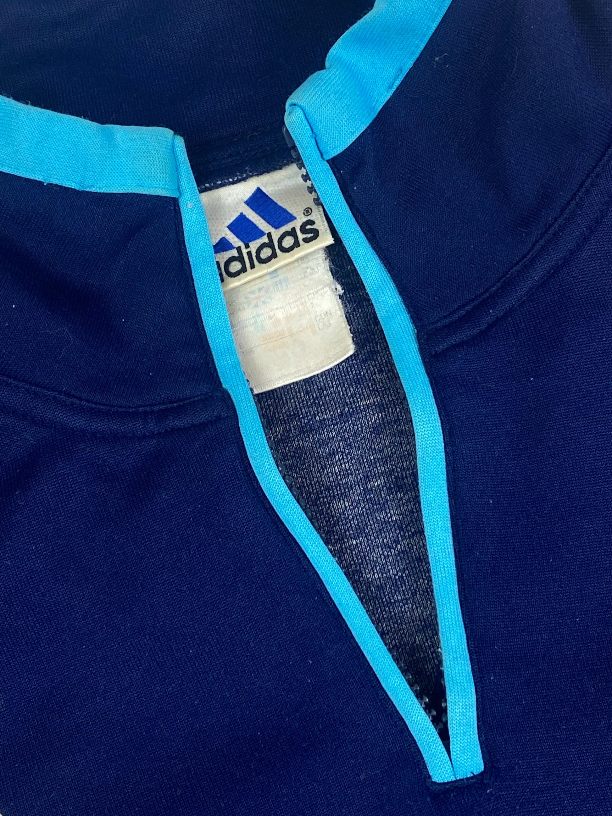 vintage Adidas Olympique Marseille half zipper Adidas