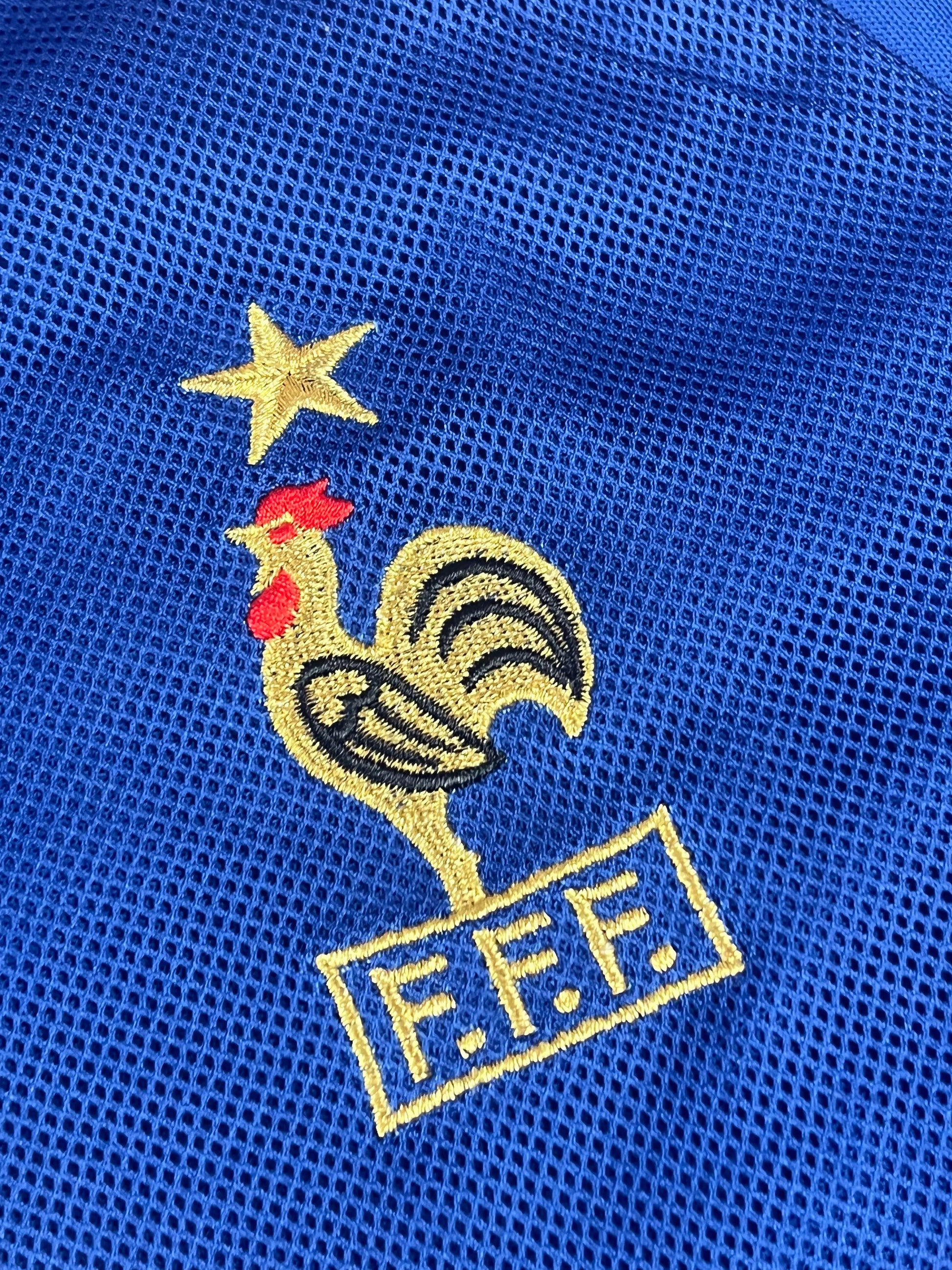 vintage Adidas Zinédine Zidane France 2002 home jersey Adidas