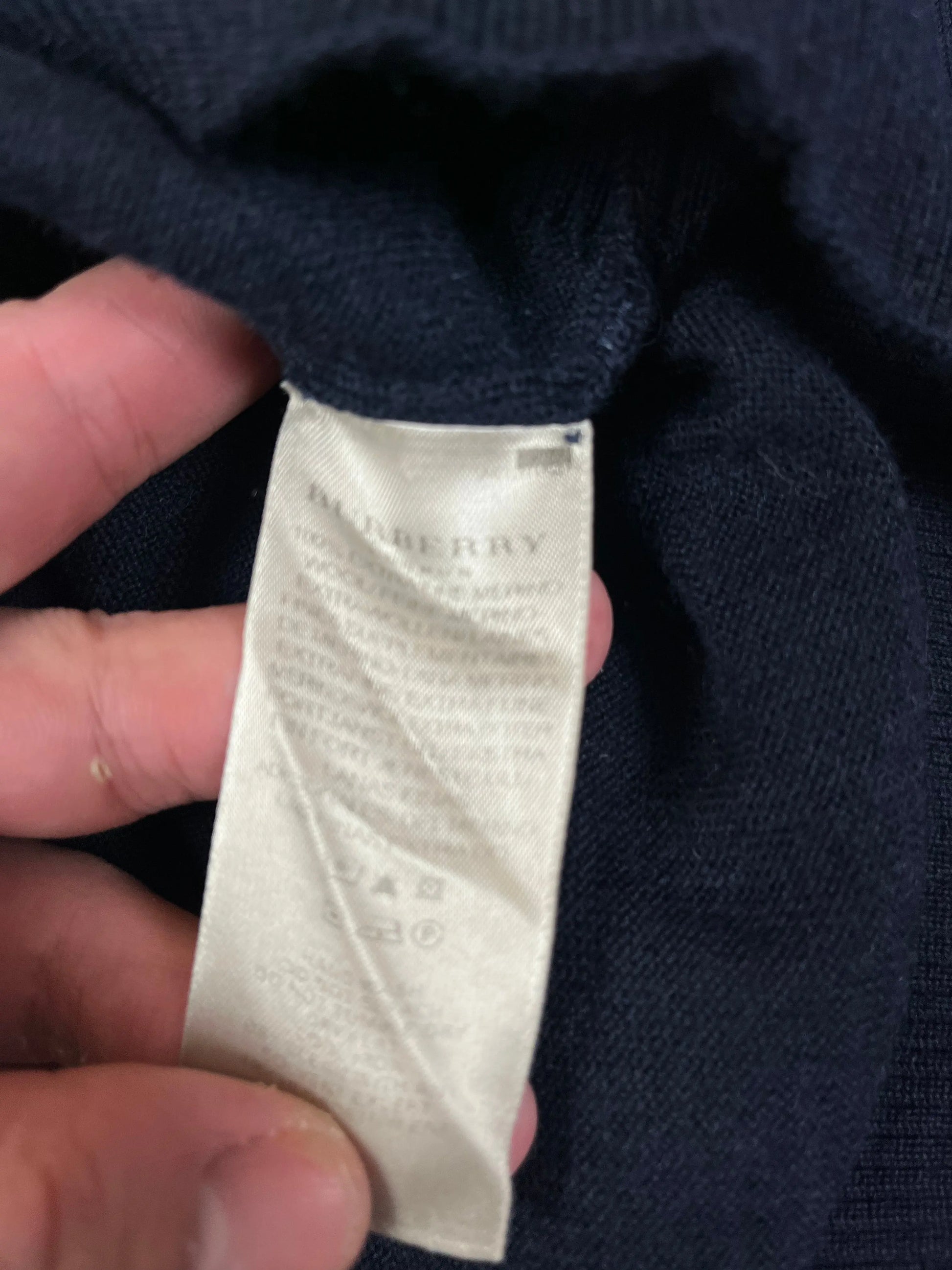 vintage Burberry 1/4 knittedsweater zipper Burberry