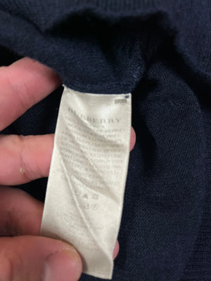 vintage Burberry 1/4 knittedsweater zipper Burberry