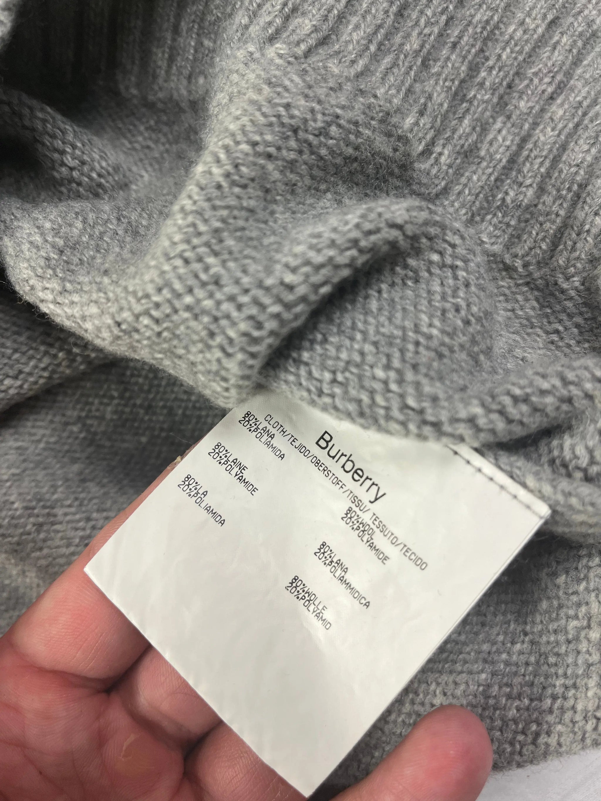 vintage Burberry London knitted sweater vierdreineun