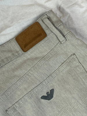 vintage Emporio Armani jeans beige Emporio Armani