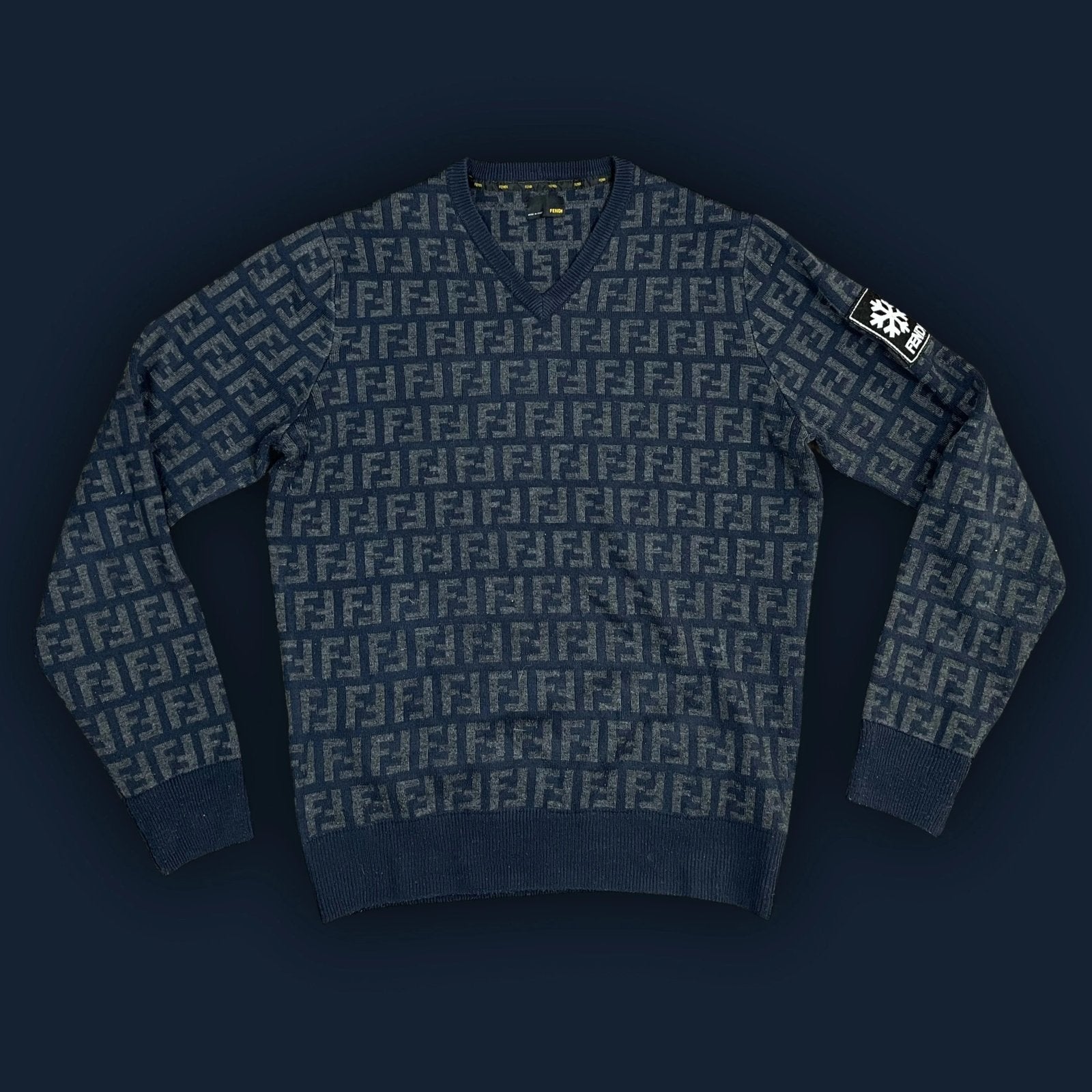 vintage Fendi monogram knittedsweater Fendi
