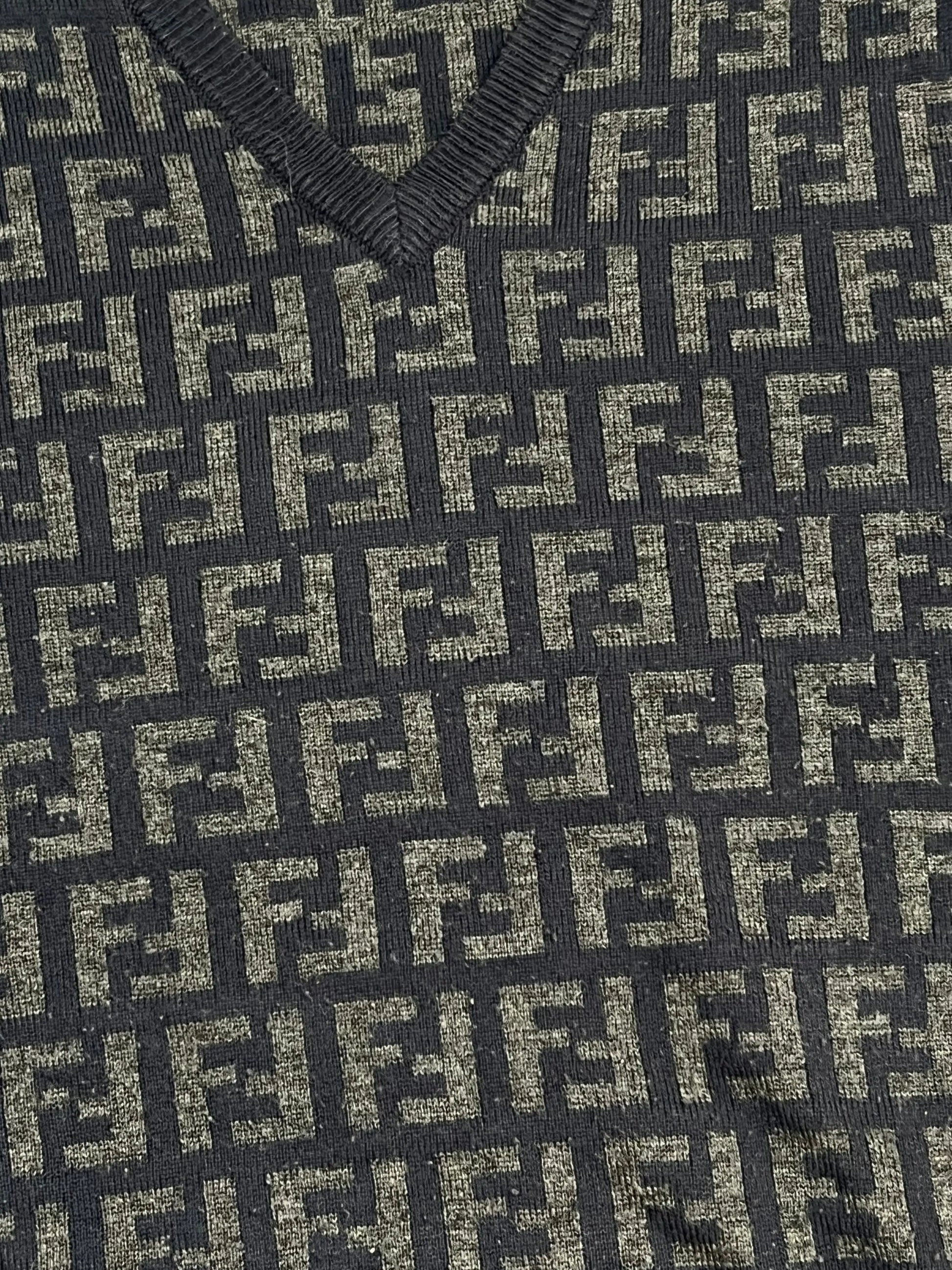 vintage Fendi monogram knittedsweater Fendi
