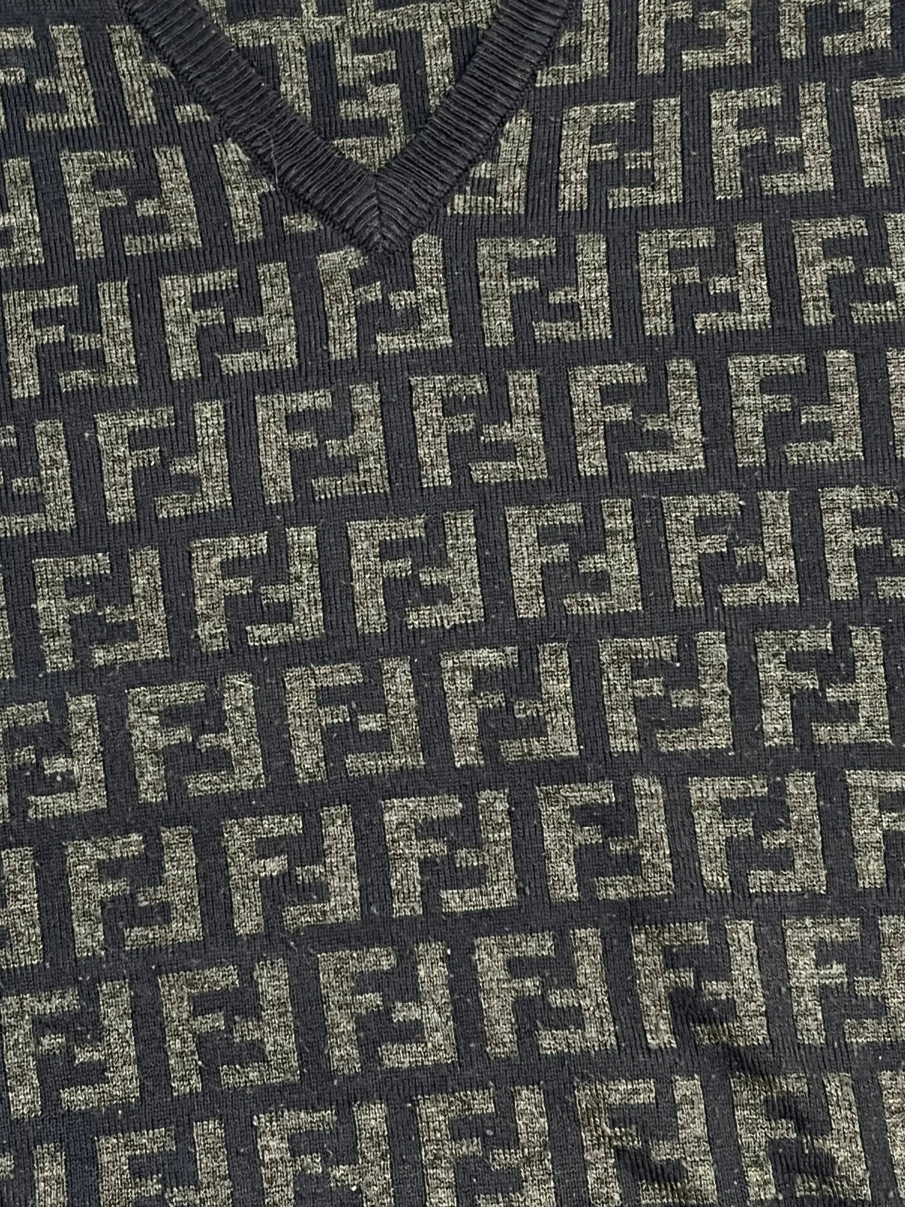 vintage Fendi monogram knittedsweater Fendi