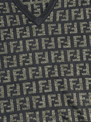 vintage Fendi monogram knittedsweater Fendi