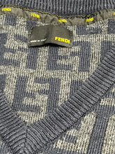 Cargar imagen en el visor de la galería, vintage Fendi monogram knittedsweater Fendi
