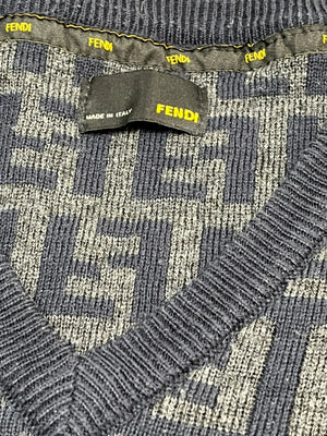 vintage Fendi monogram knittedsweater Fendi