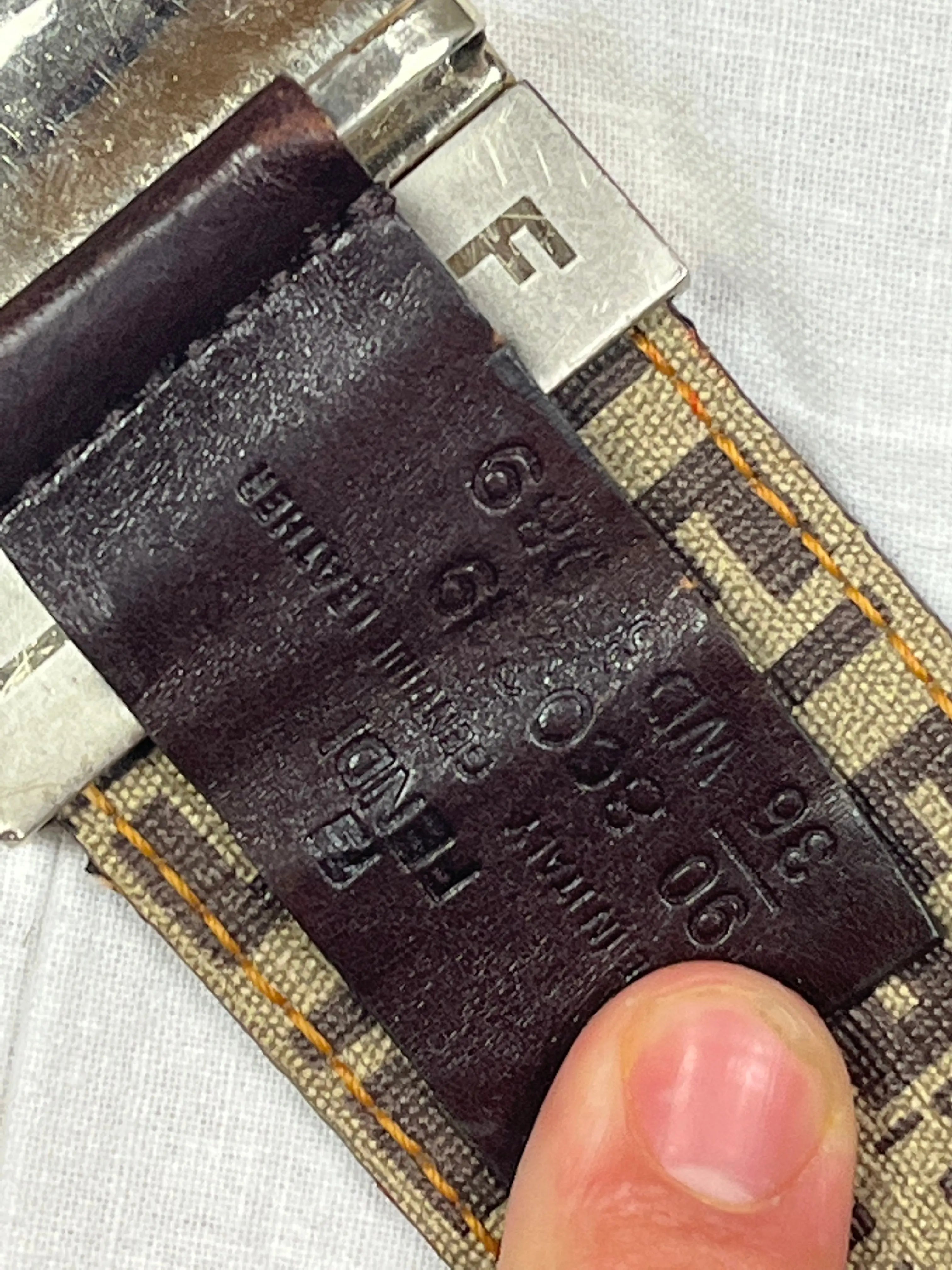 vintage Fendi reversible belt Fendi