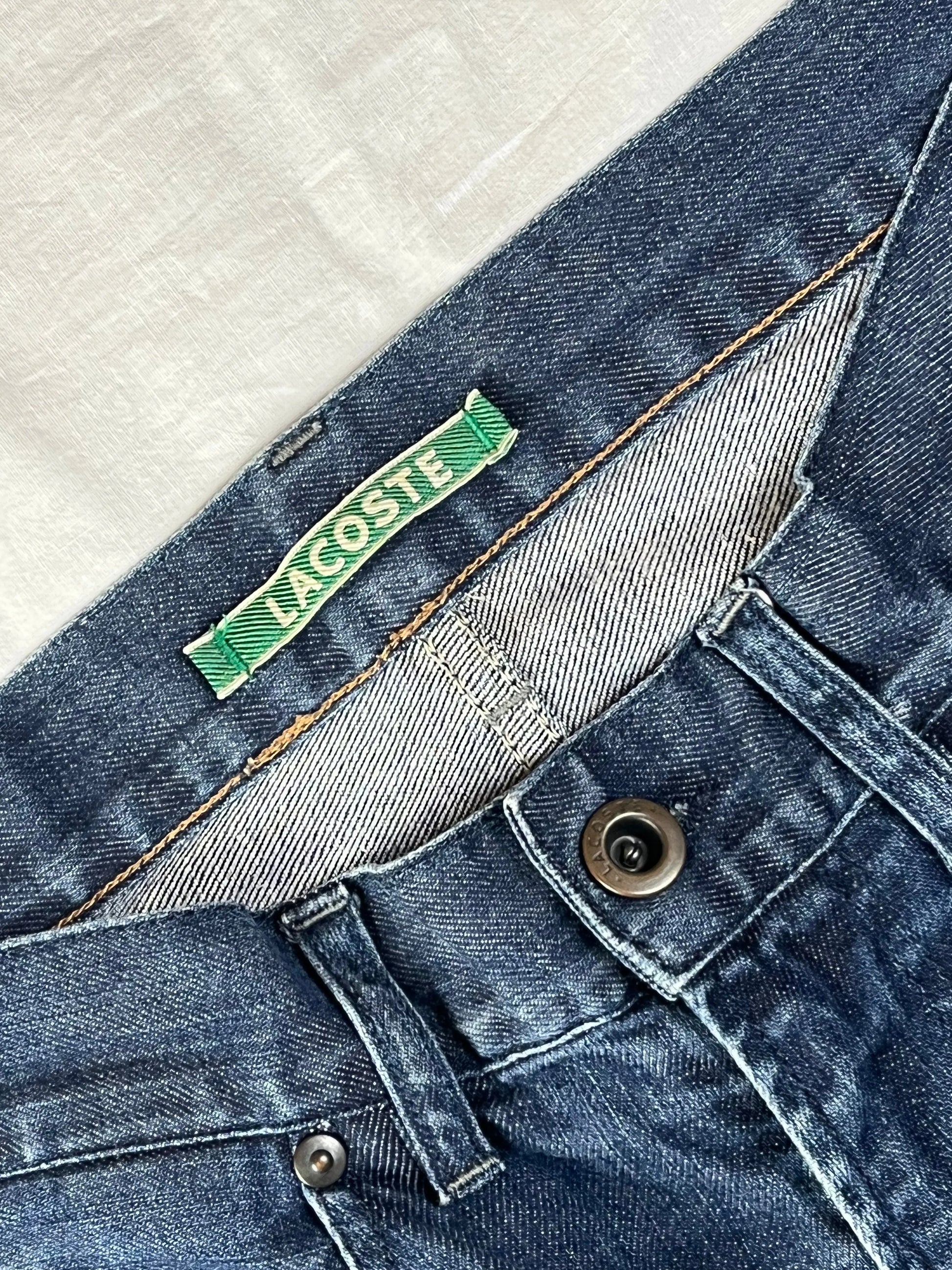 vintage Lacoste jeans with patch Lacoste