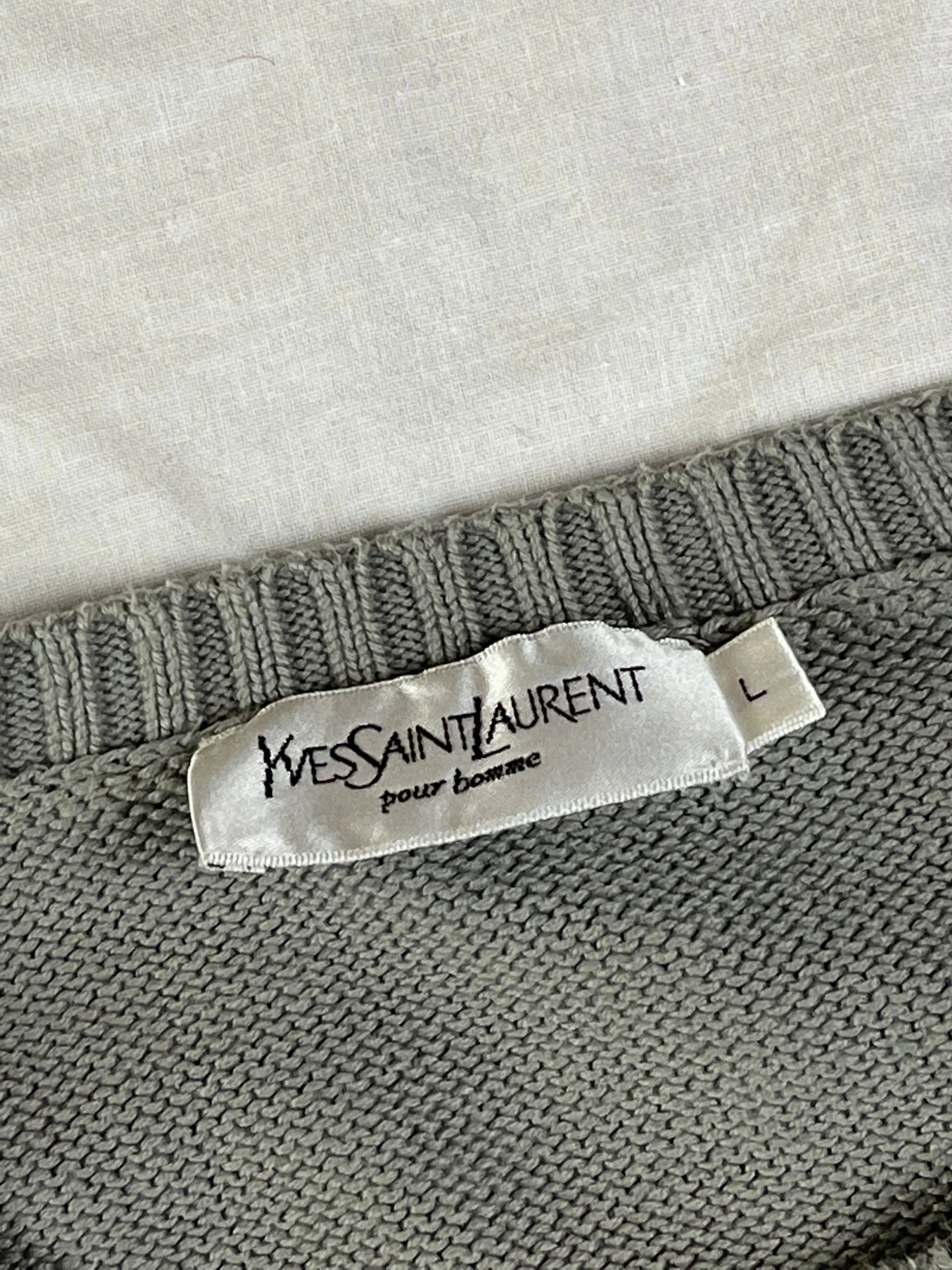 vintage Yves Saint Laurent knittedsweater Yves Saint Laurent