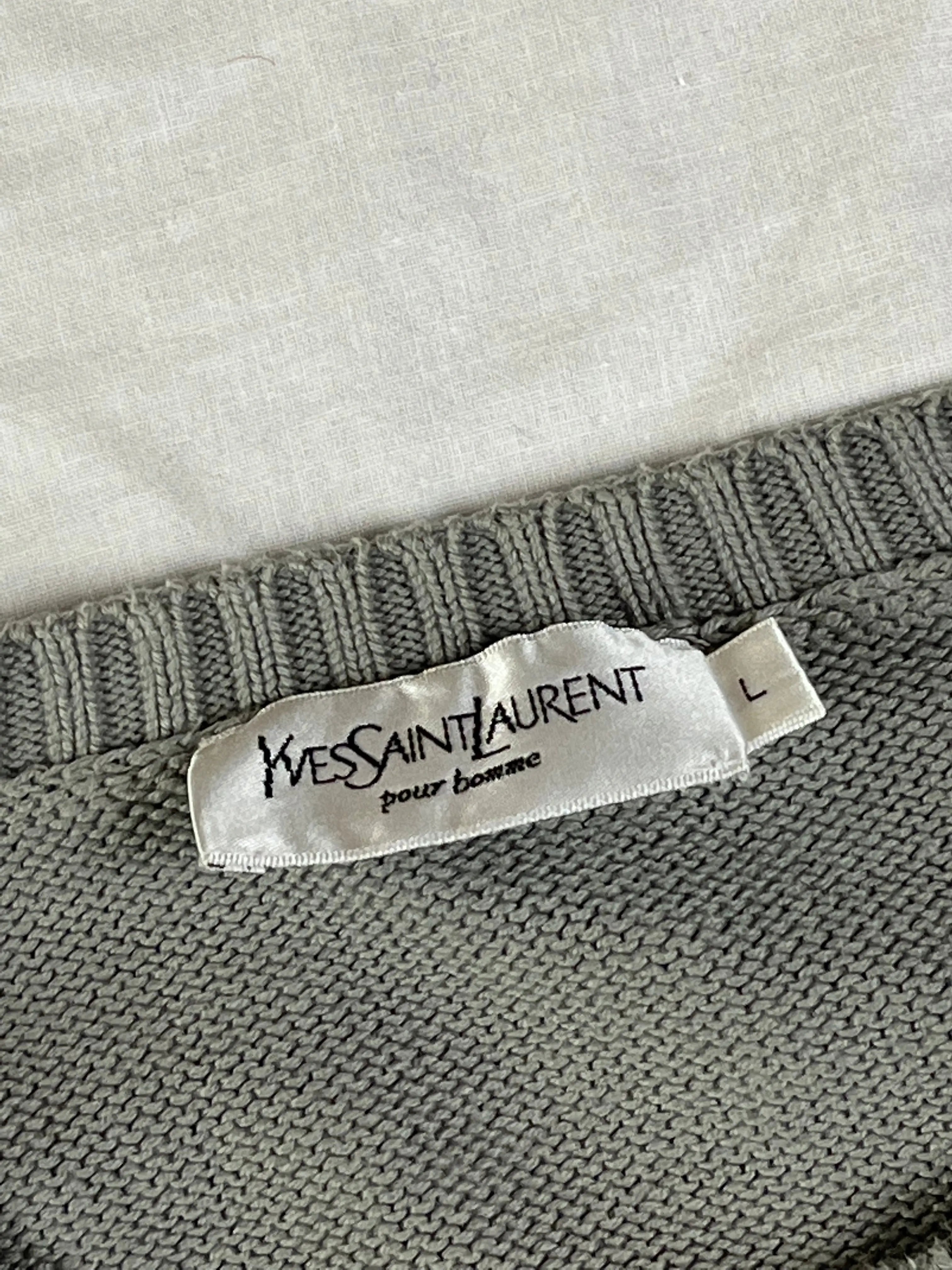vintage Yves Saint Laurent knittedsweater Yves Saint Laurent