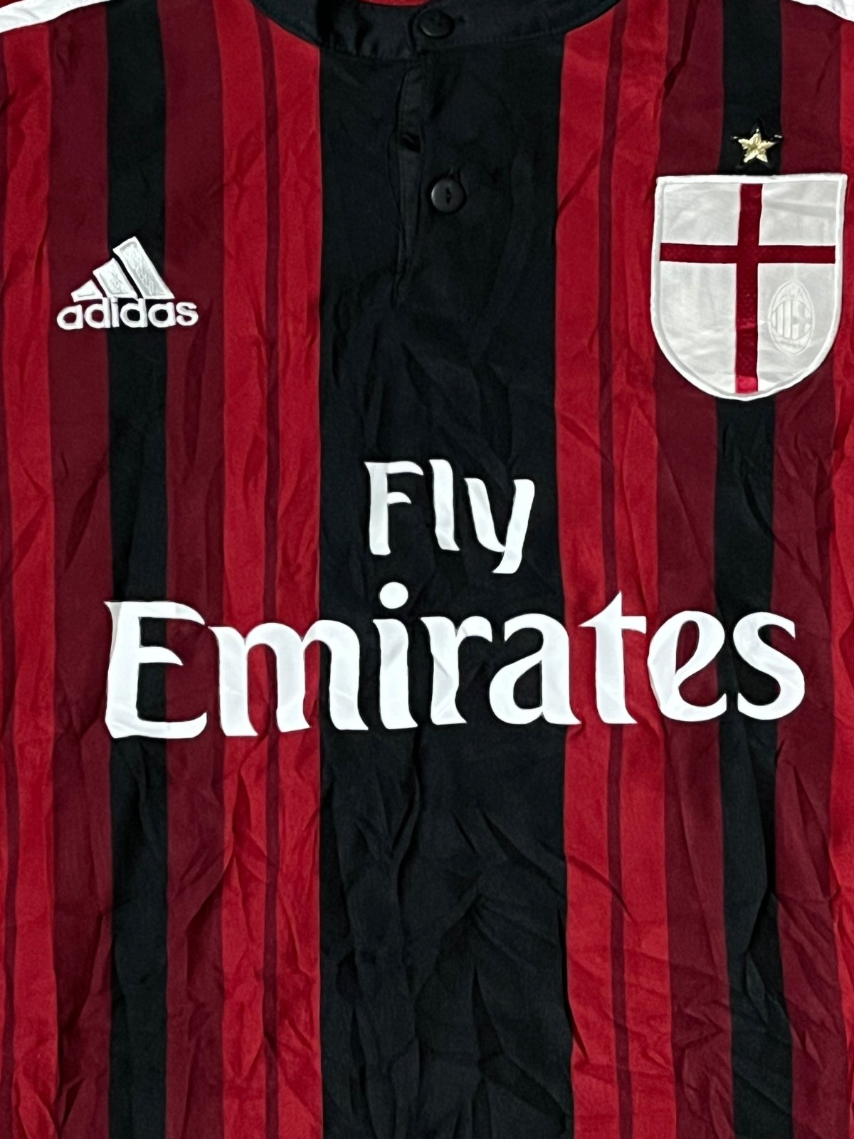 vintage Adidas Ac Milan HOND10 2015-2016 home jersey {L} - 439sportswear