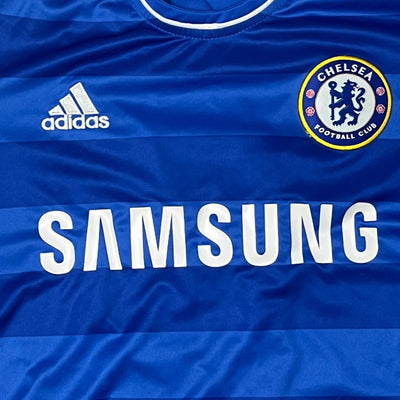 vintage Adidas Fc Chelsea 2011-2012 home DROGBA11 jersey {L} - 439sportswear