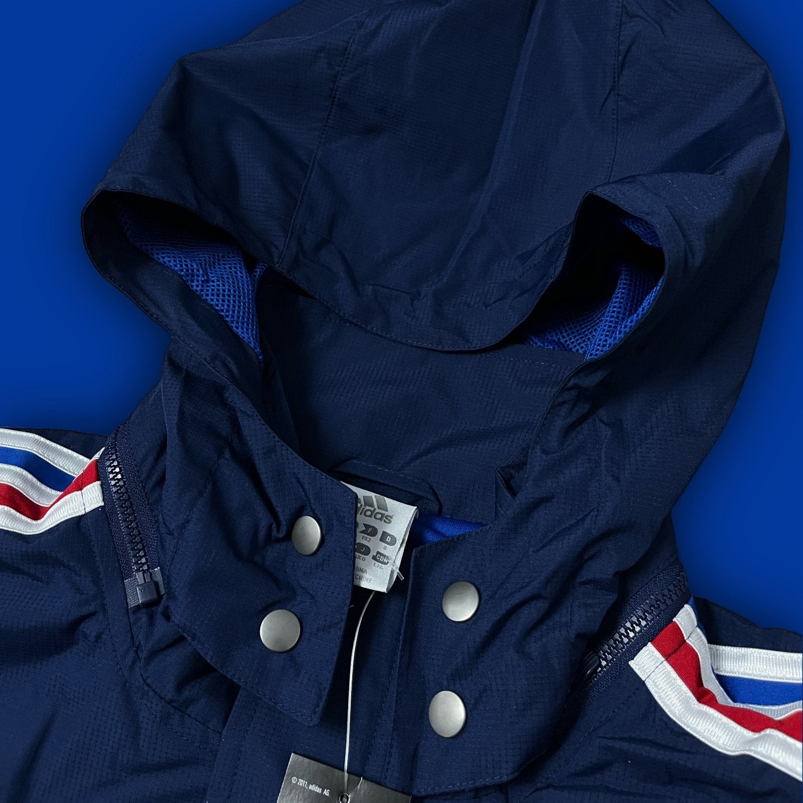 vintage Adidas France-Rugby windbreaker 2011-2012 DSWT {XL} - 439sportswear