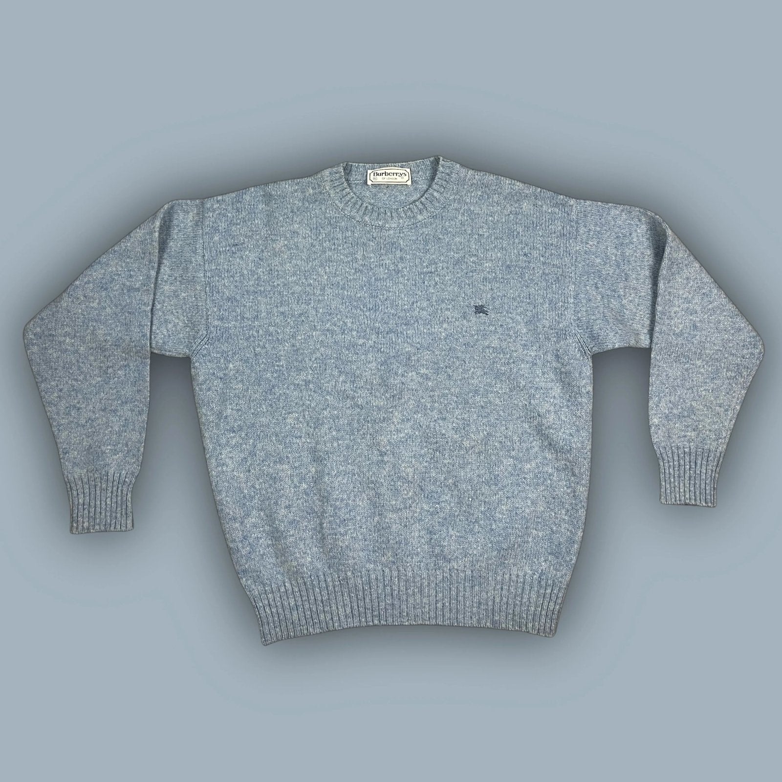 vintage babyblue Burberry knittedsweater Burberry