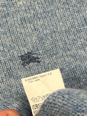 vintage babyblue Burberry knittedsweater Burberry