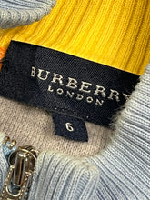 Carica l&#39;immagine nel visualizzatore di Gallery, vintage babyblue Burberry sweatjacket Burberry
